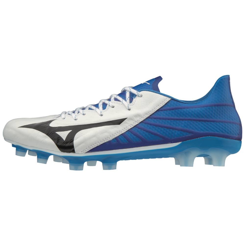 Mens Mizuno Rebula III Japan Soccer Cleats White/Blue Philippines (VDXLFN194)